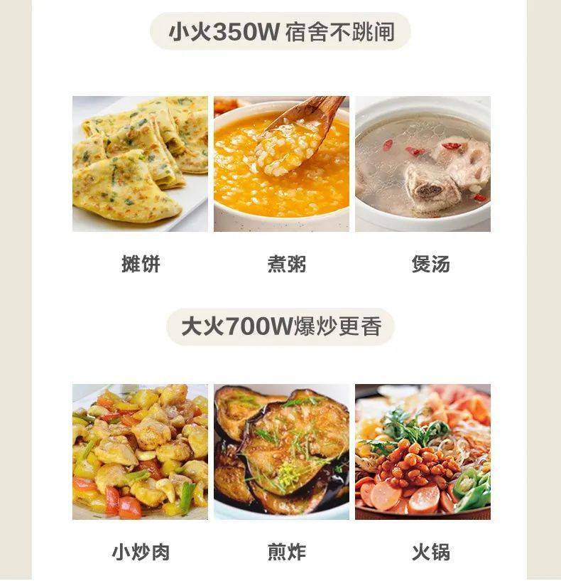 的便携电煮锅一个人也能好好吃饭pg电子试玩平台可以煎炸煮烧(图4)